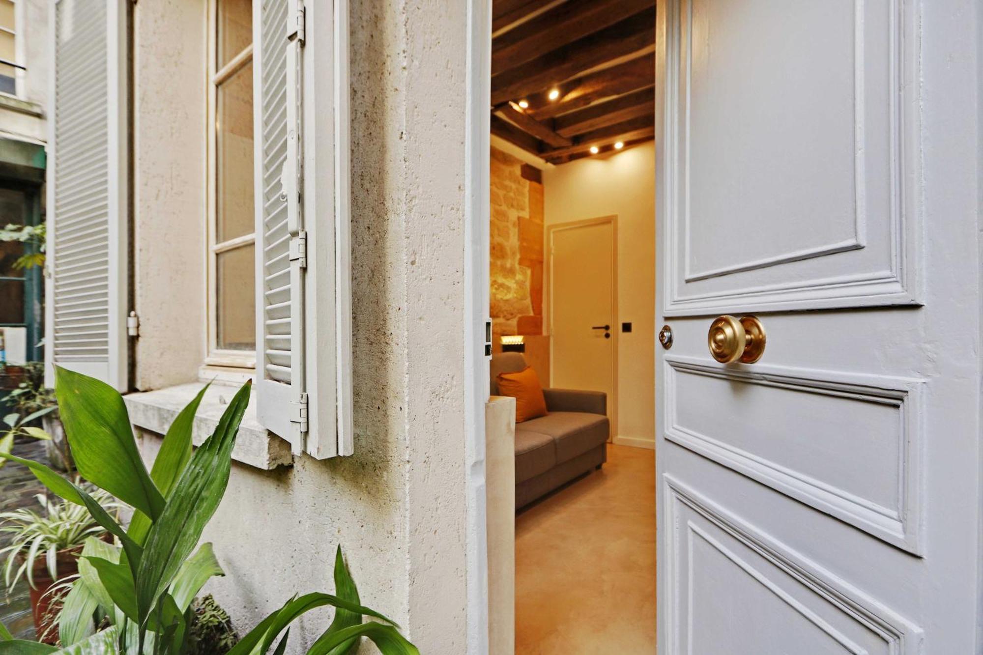 Authentic Apartment - 1Br-4P - Le Marais Paris Exterior foto